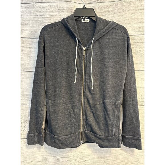 Splendid Gray Zip-Up Hoodie Sweatshirt Size XS - Picture 1 of 2